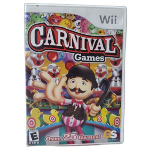 Carnival Games Nintendo Wii Video Game 2007 Complete CD Set TV Play Very Good